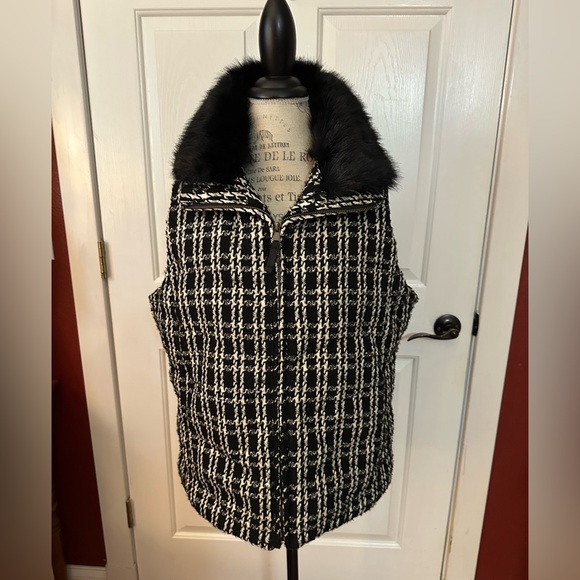 Talbots Black and White Petite Jacket - Picture 1 of 8